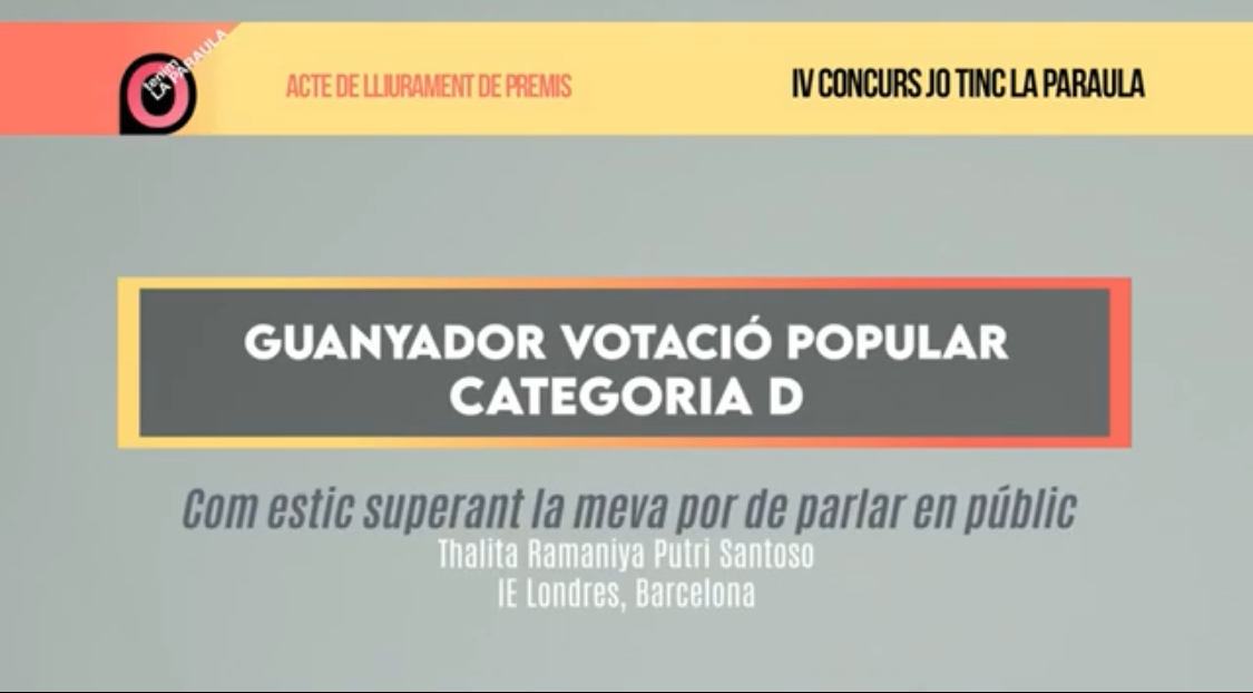 Premi votació popular