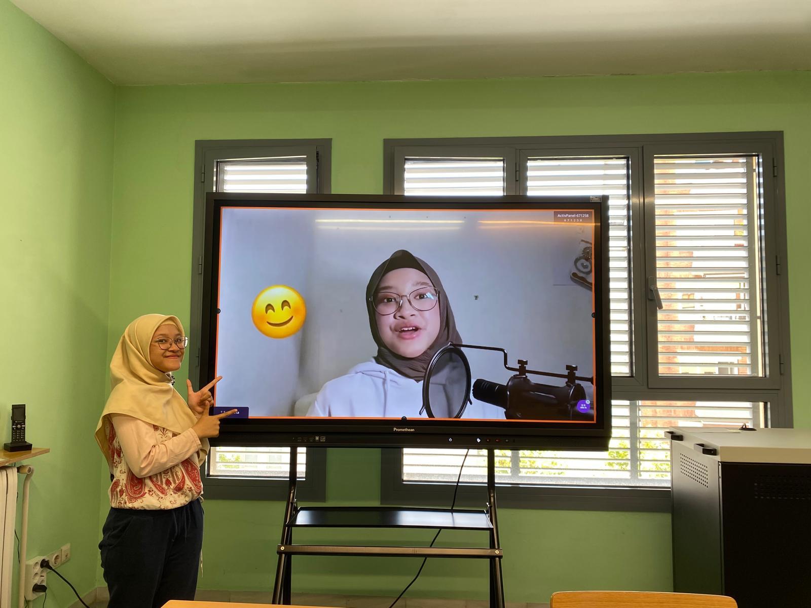 Thalita a AA veient acte en directe (1)