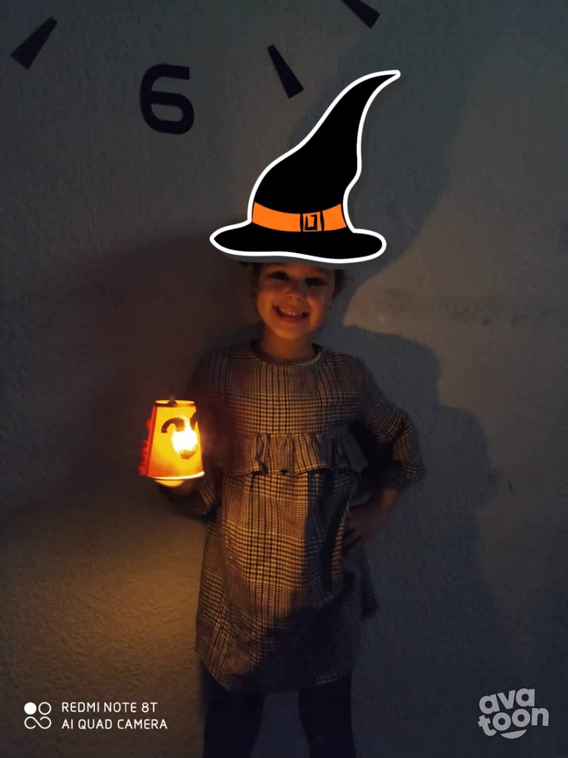 Amina and her Jack O_ Lantern