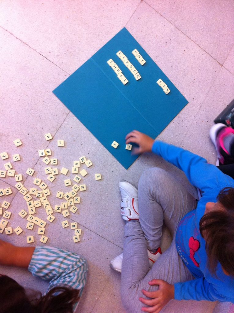 Scrabble. Building words!!