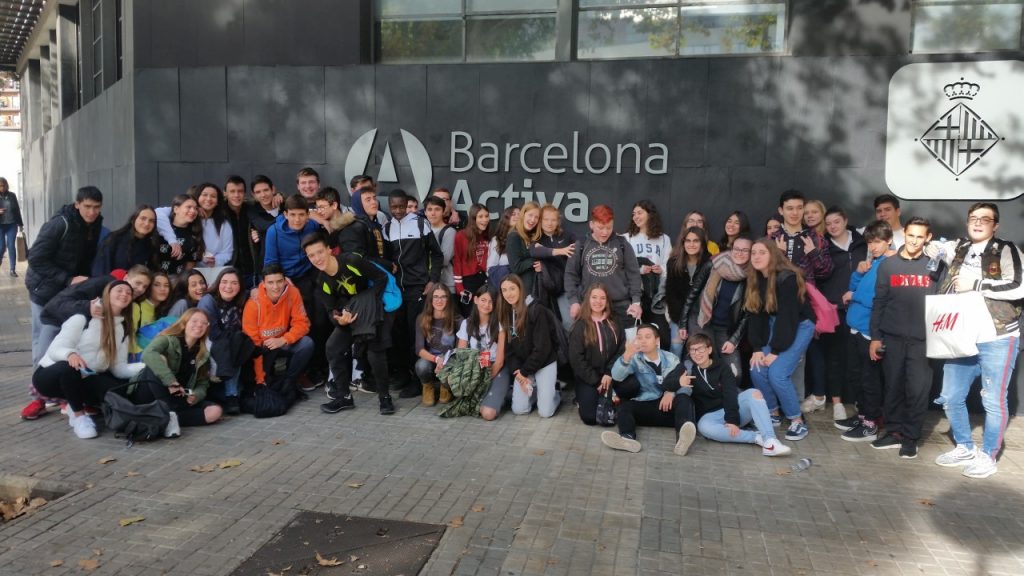 Visita a l'espai de Barcelona Activa de 4t Eso