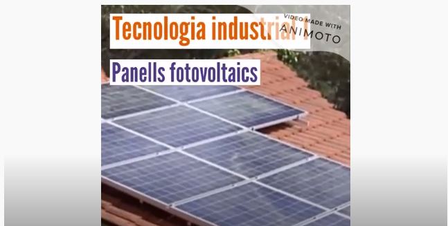 panells fotovoltaics