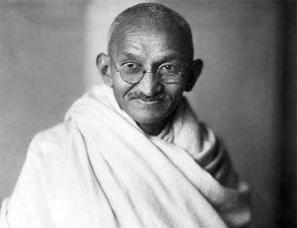 Mohandas Gandhi que va morir el 30 de gener de 1948
