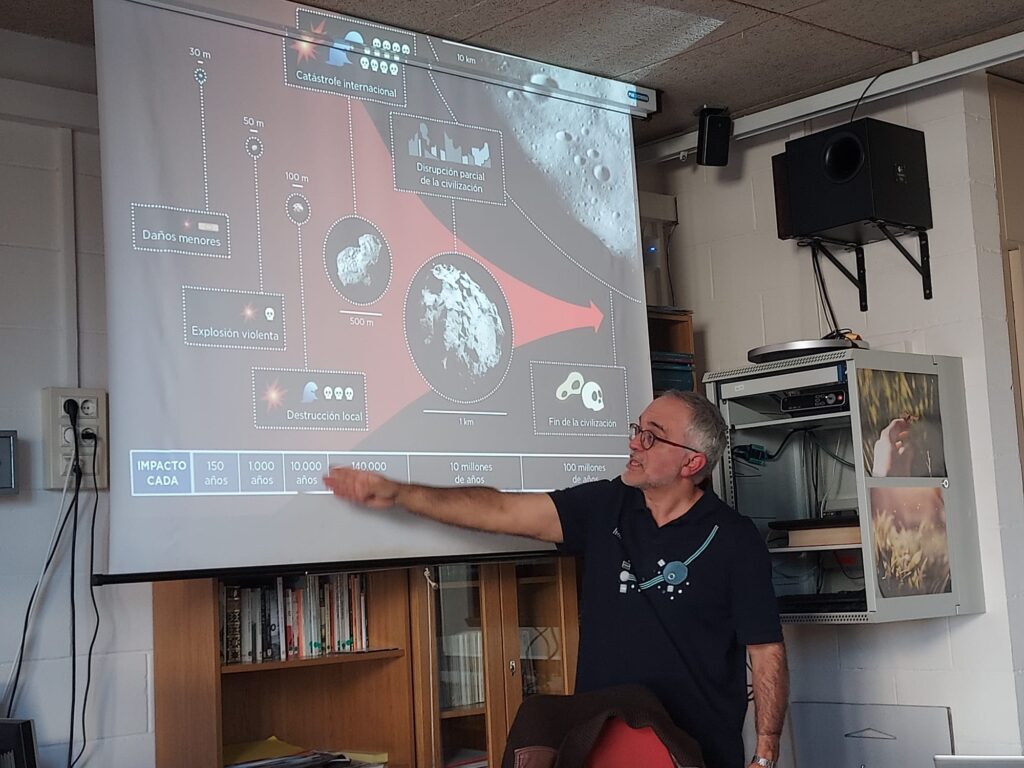 Josep Maria Trigo explicant