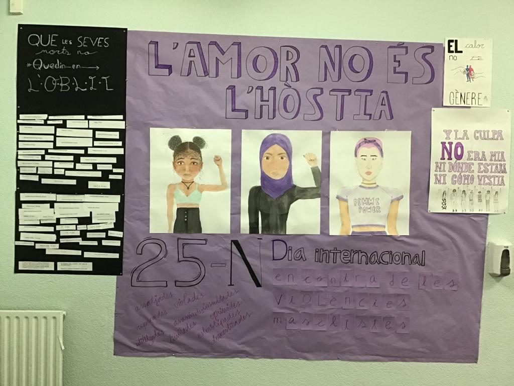 Institut Agustí Serra, Coeducació, violència de gènere,