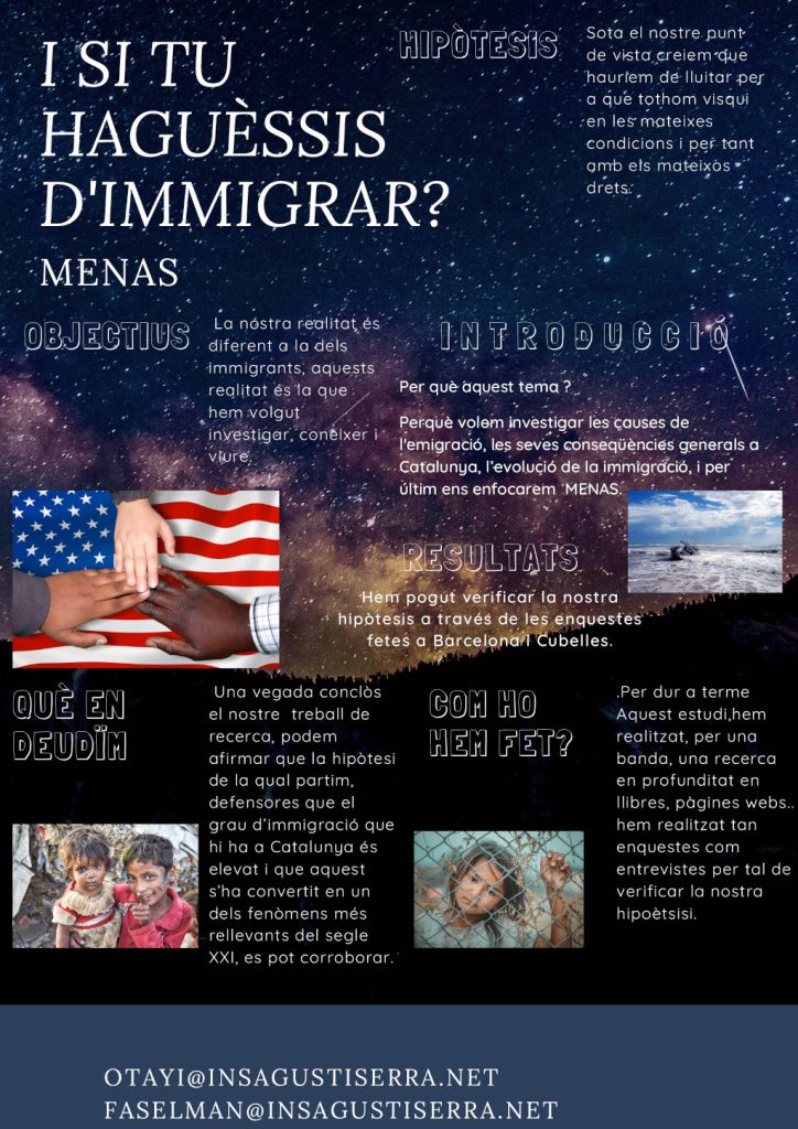 Treball de recerca, Batxillerat, Sabadell, Agustí Serra i Fontanet