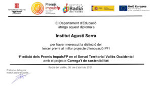PFI, Agustí Serra i Fontanet, Sabadell, Premi ImpulsFP, FP