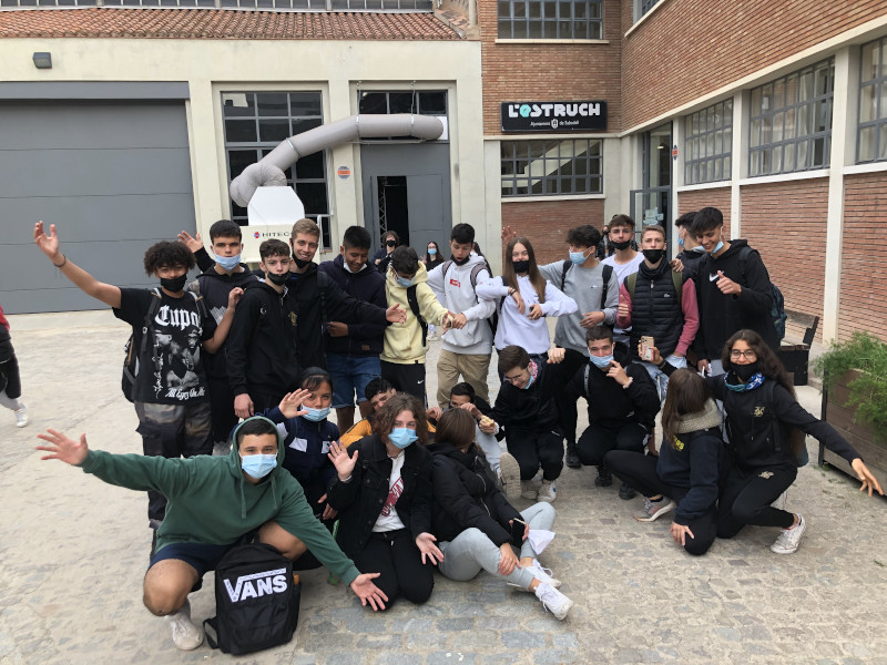 Taller de cirs del CFGM en Guia en el Medi Natural i de Temps de Lleure, Institut Agustí Serra i fontanet