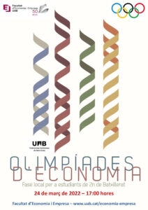 Cartell Olimpíades d'Economia 2022