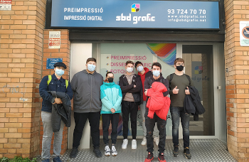 El CFGM de Preimpressió visita SBD Gràfic
