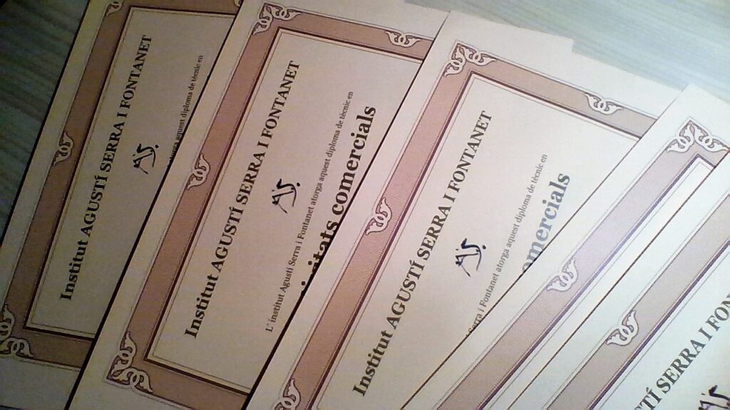 Acte graducació cicles comerç i Màrqueting