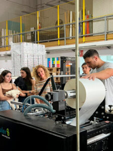 ASGràfiques visita l'empresa PrintColor 1