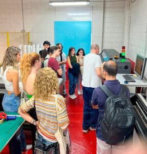 ASGràfiques visita l'empresa PrintColor5