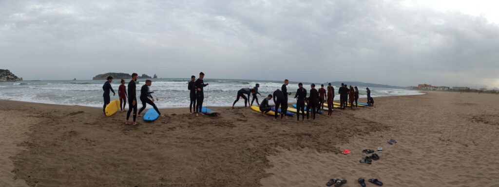 Sortida de surf 2n CFGS Condicionament Físic