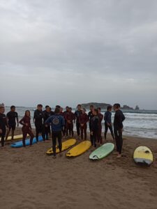 Sortida de surf 2n CFGS Condicionament Físic