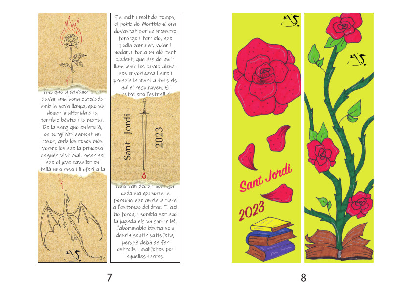 Punt llibre Sant Jordi 2023 CFGM Arts gràfiques