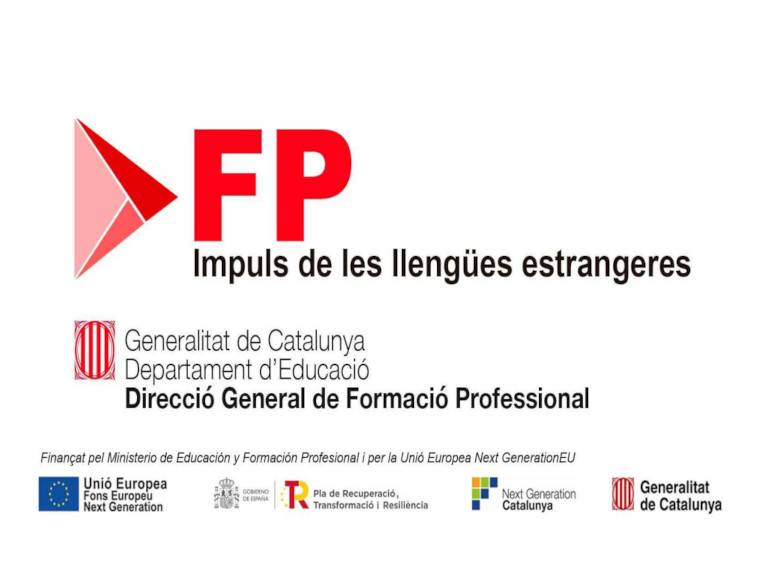 Impuls de les llengües estrangeres a l'FP