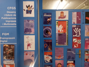 Cartells reivindicatius 25 N d'arts gràfiques