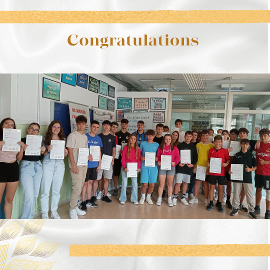 Congratulations to all our students for their results!!
