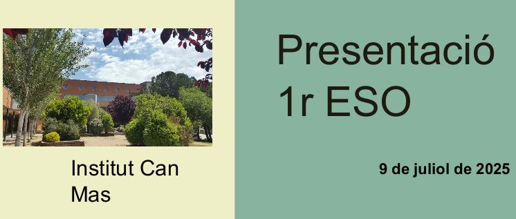 Presentació 1r ESO