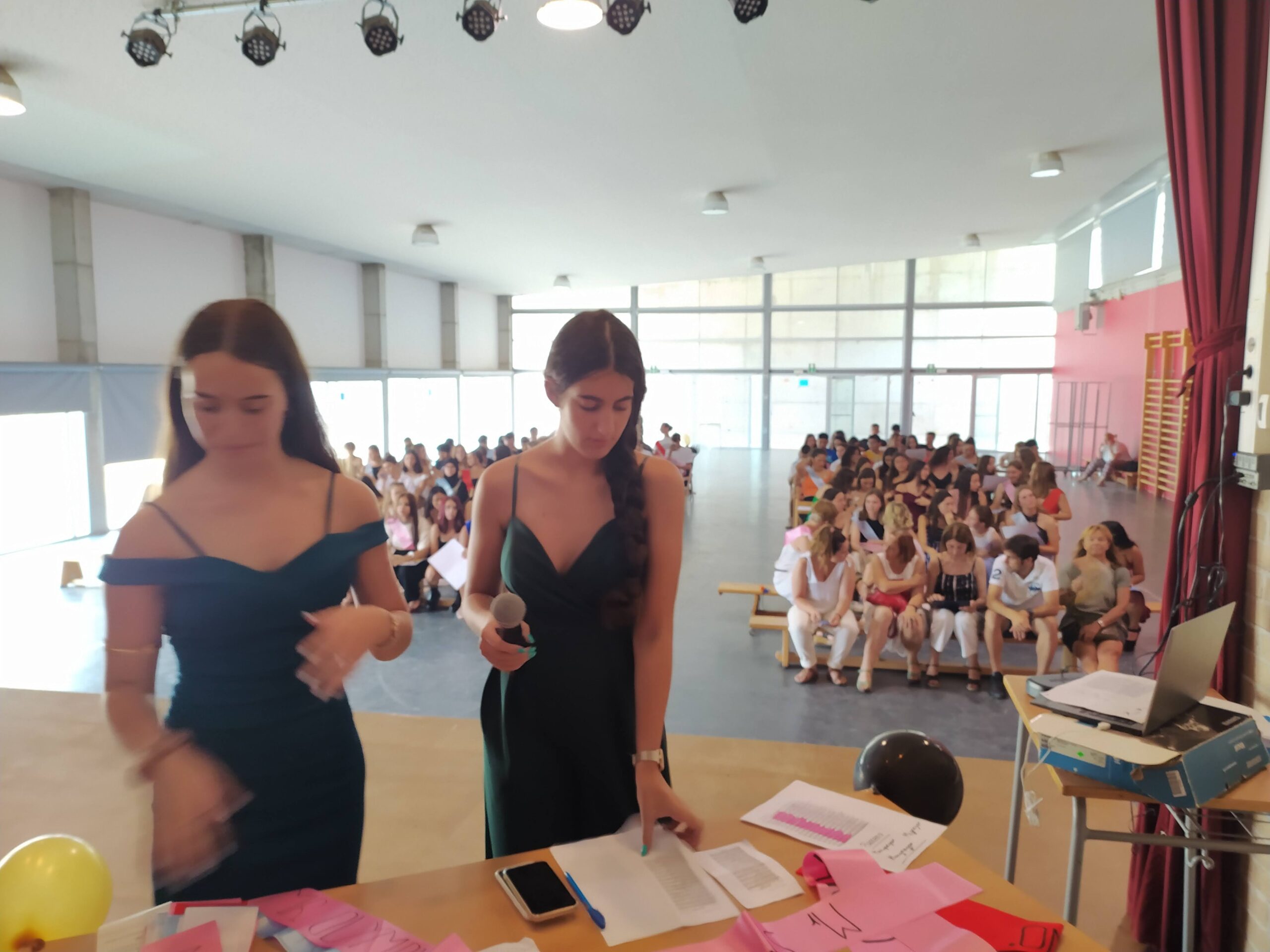 Preparant les bandes..