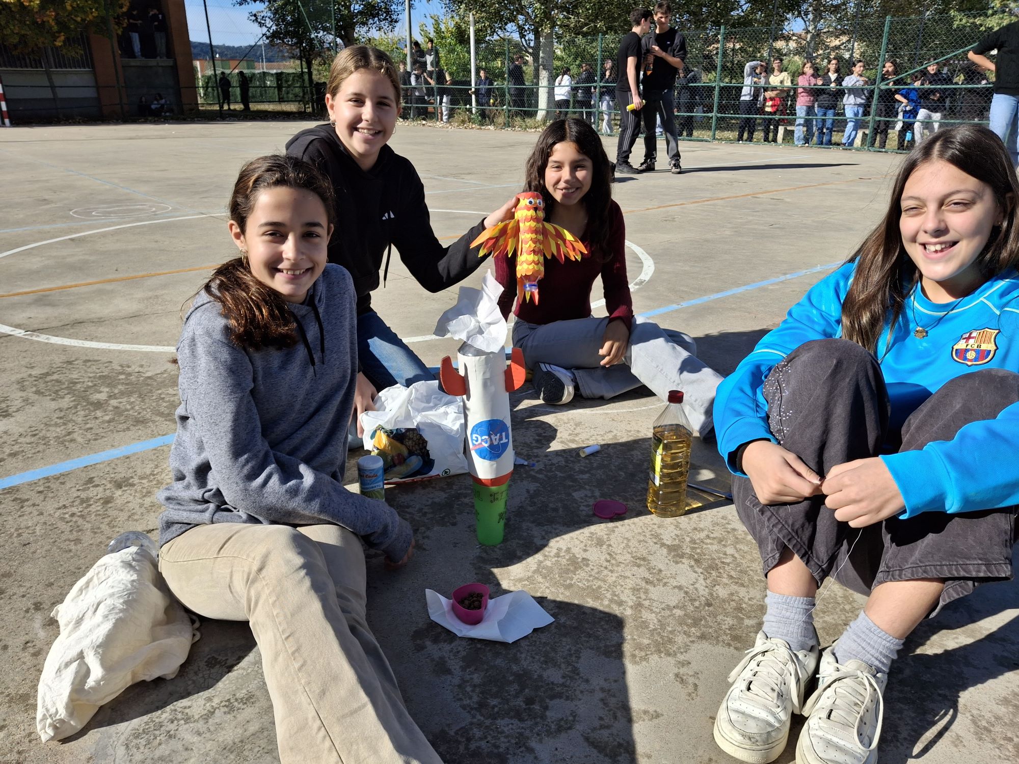Génesis Díaz, Aina Martínez, Teia Casellas i Clara Bonet