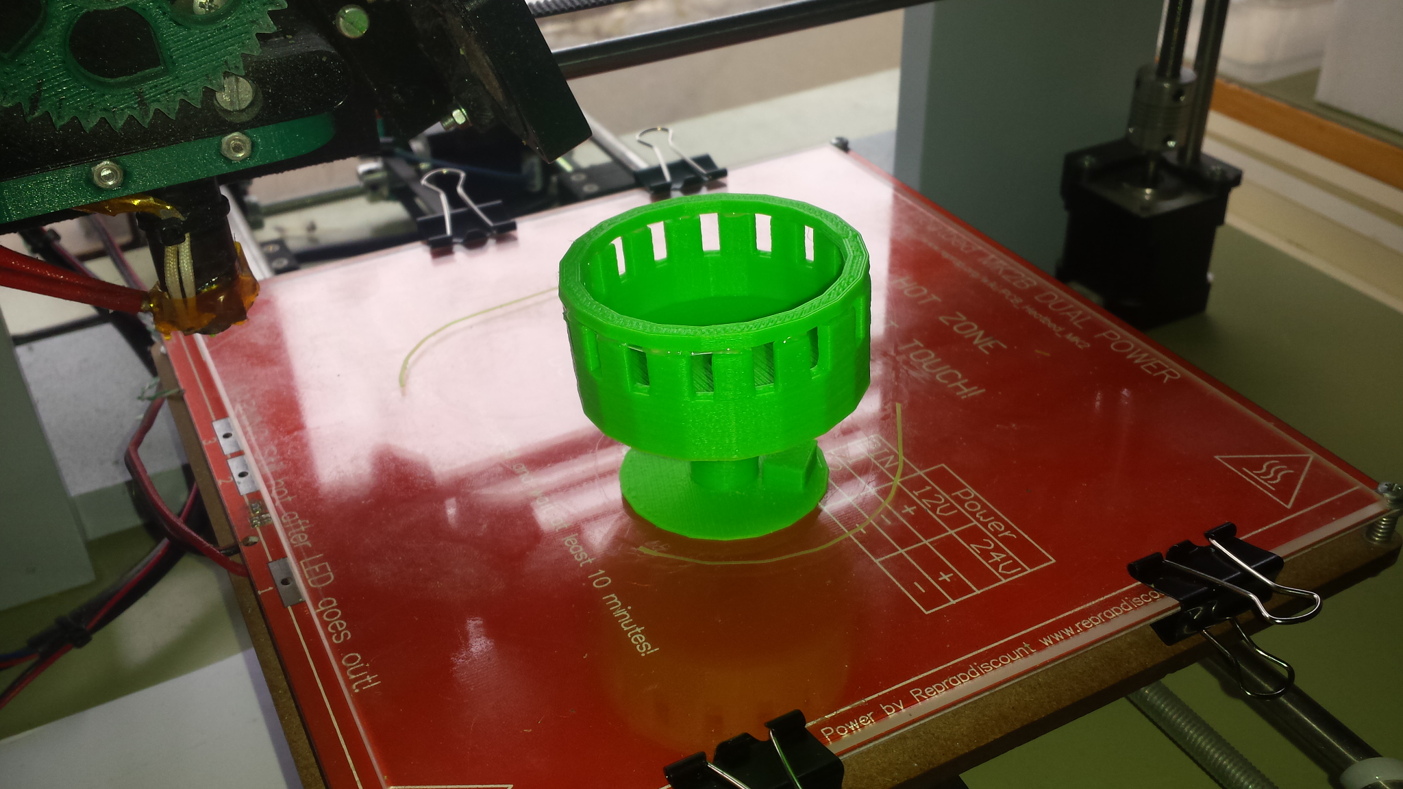 Zoòtrop acabat d'imprimir en 3D