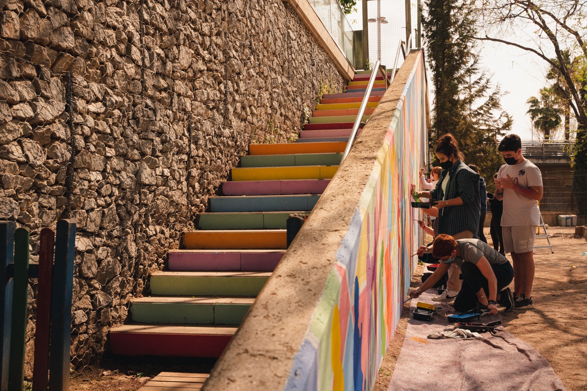 Escales d'accés pintades