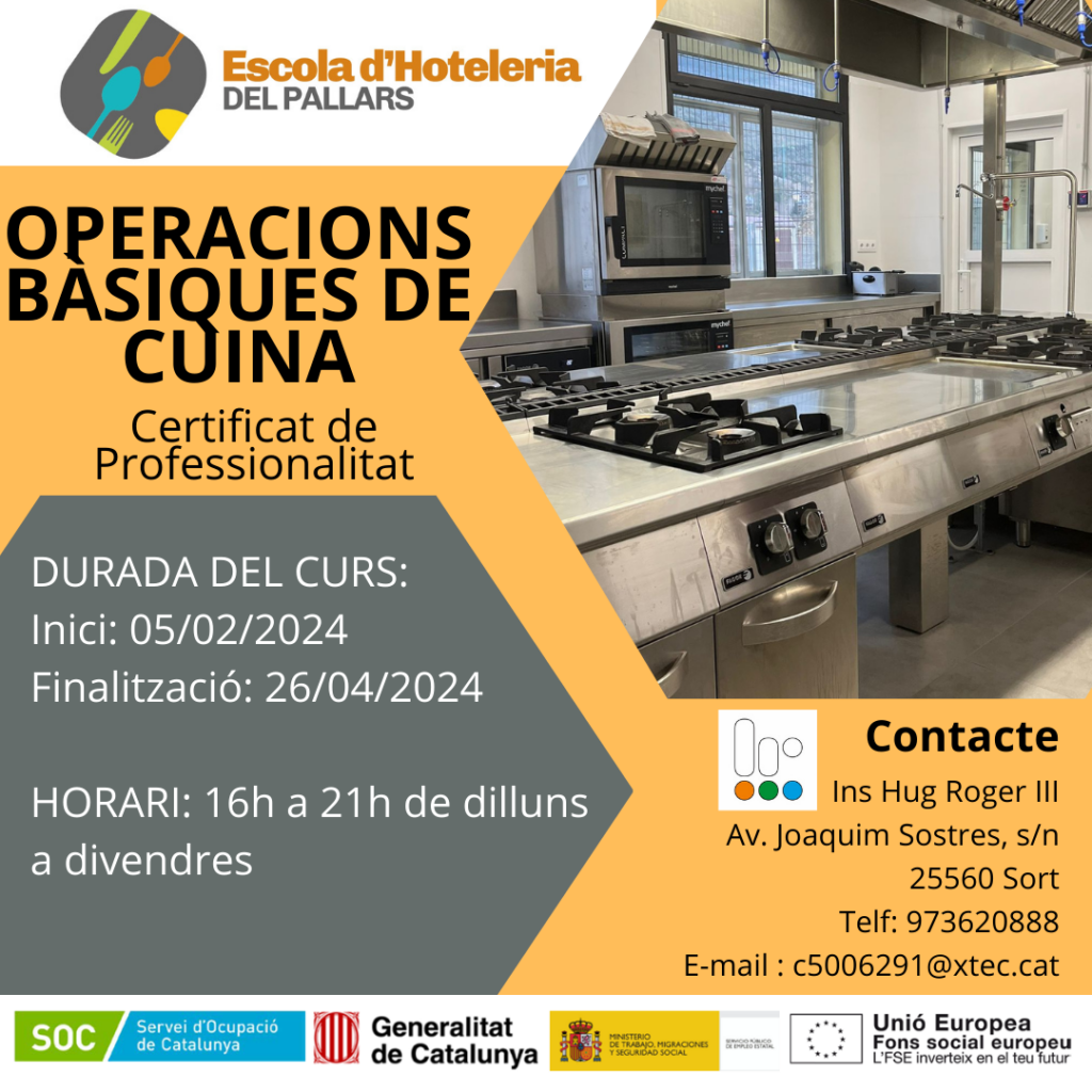 Operacions bàsiques de cuina