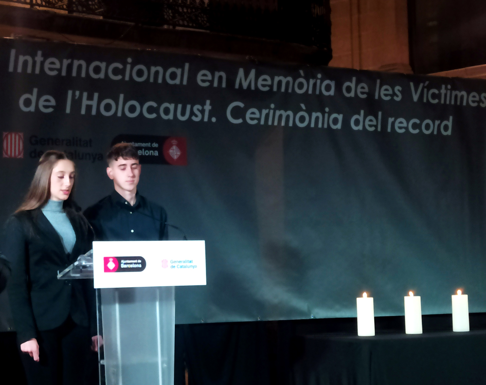 Commemoració de les víctimes de l’Holocaust 2024