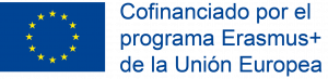 Logotip cofinanciado por el programa Erasmus+ de la Union Europea