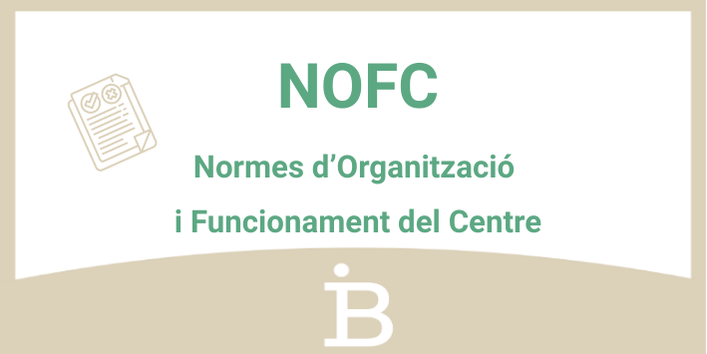 Botó Normes d'organització i funcionament del centre