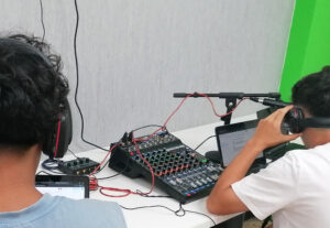 Gravació d¡'n prgrama de podcast