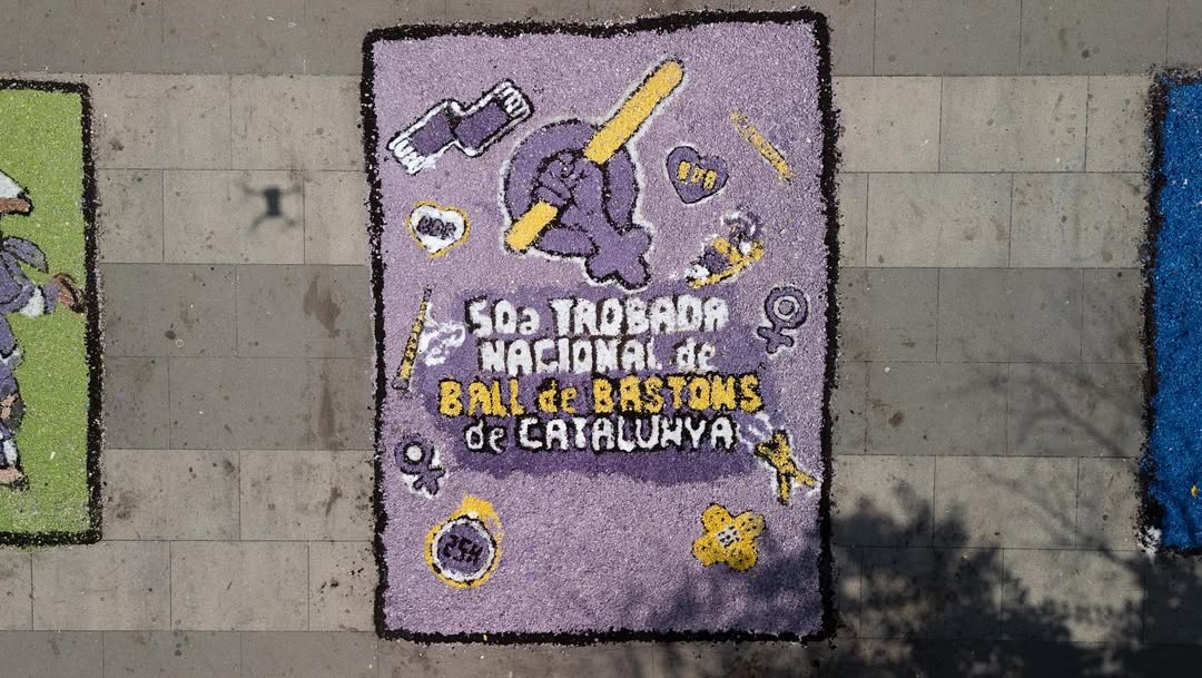 🎉 ÈXIT DE LA 2a MOSTRA DE CATIFES DE BARBERÀ DEL VALLÈS! Dedicada al món del Ball de Bastons i (14)