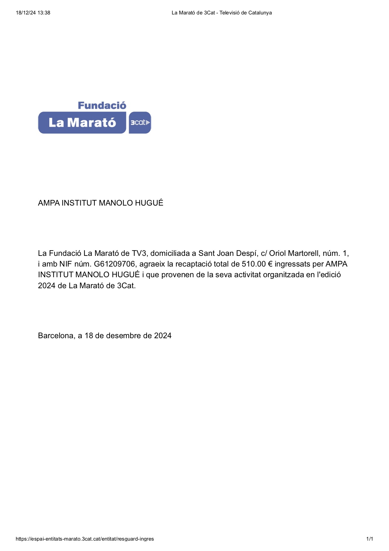 La Marató de 3Cat - Televisió de Catalunya