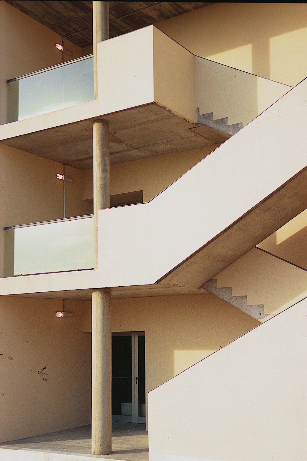 Detall escala d'emergència