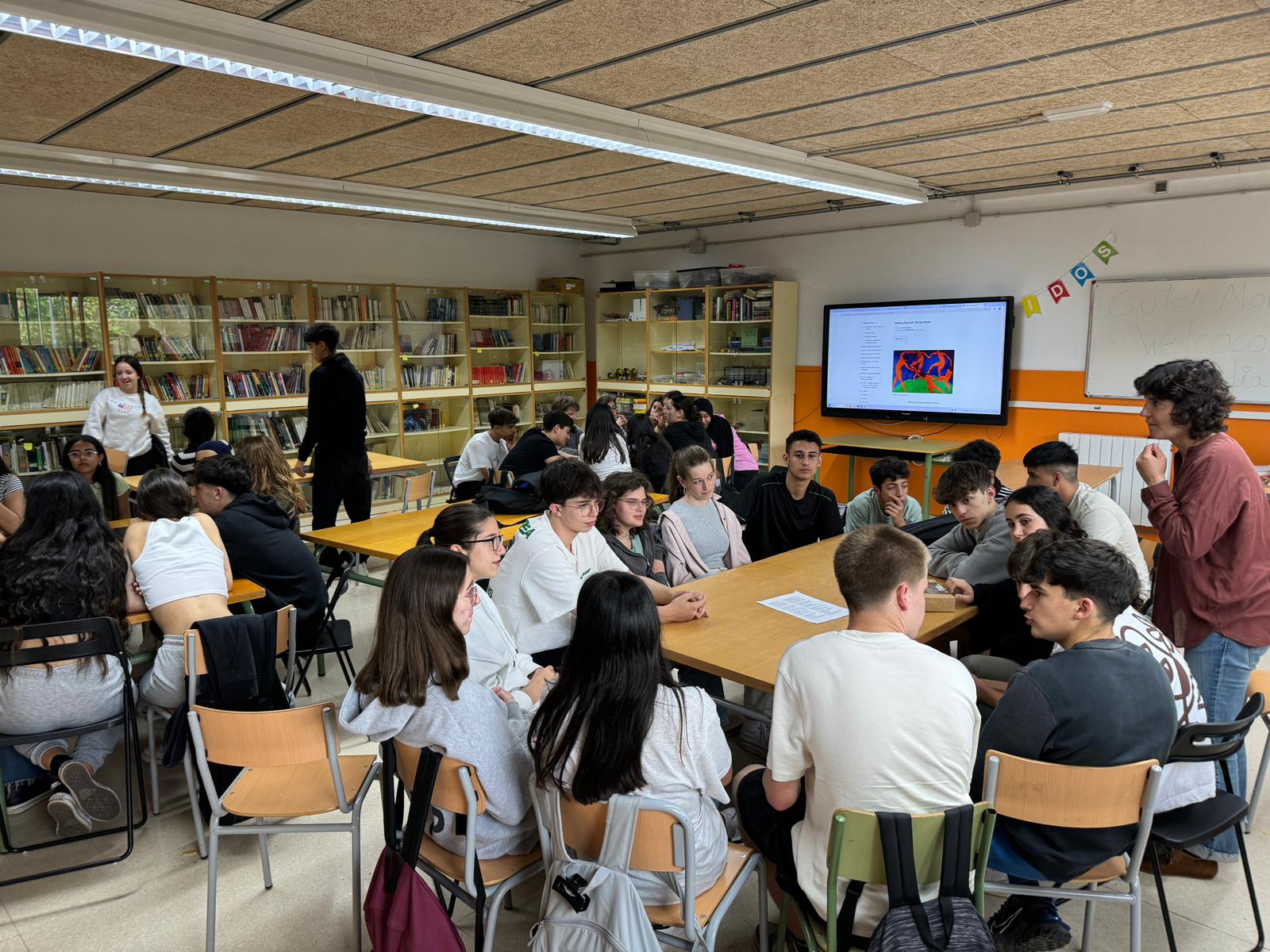 8_Gruppenaustausch in der Bibliothek