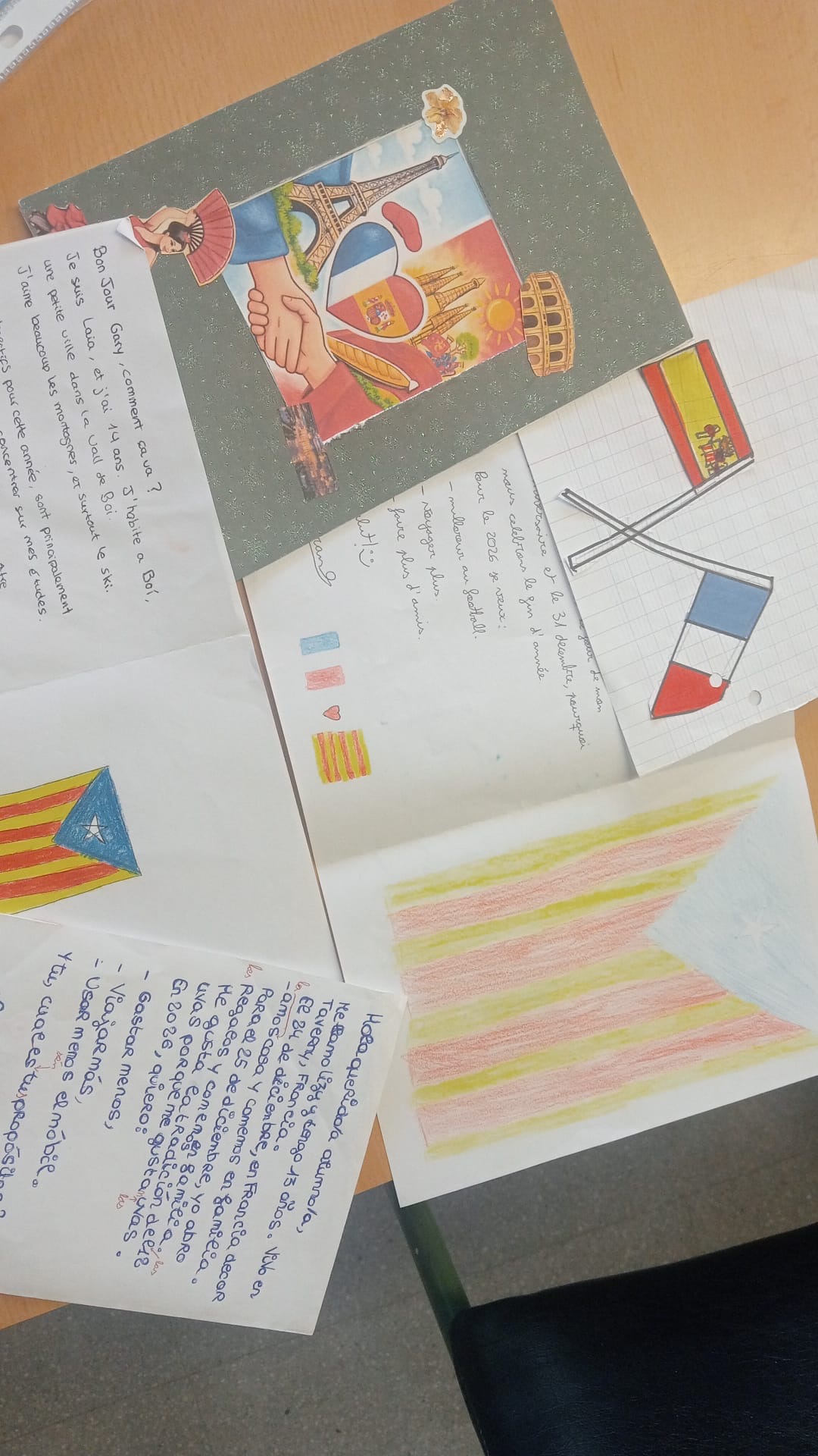 Projecte de correspondència amb el Collège Georges Brassens.