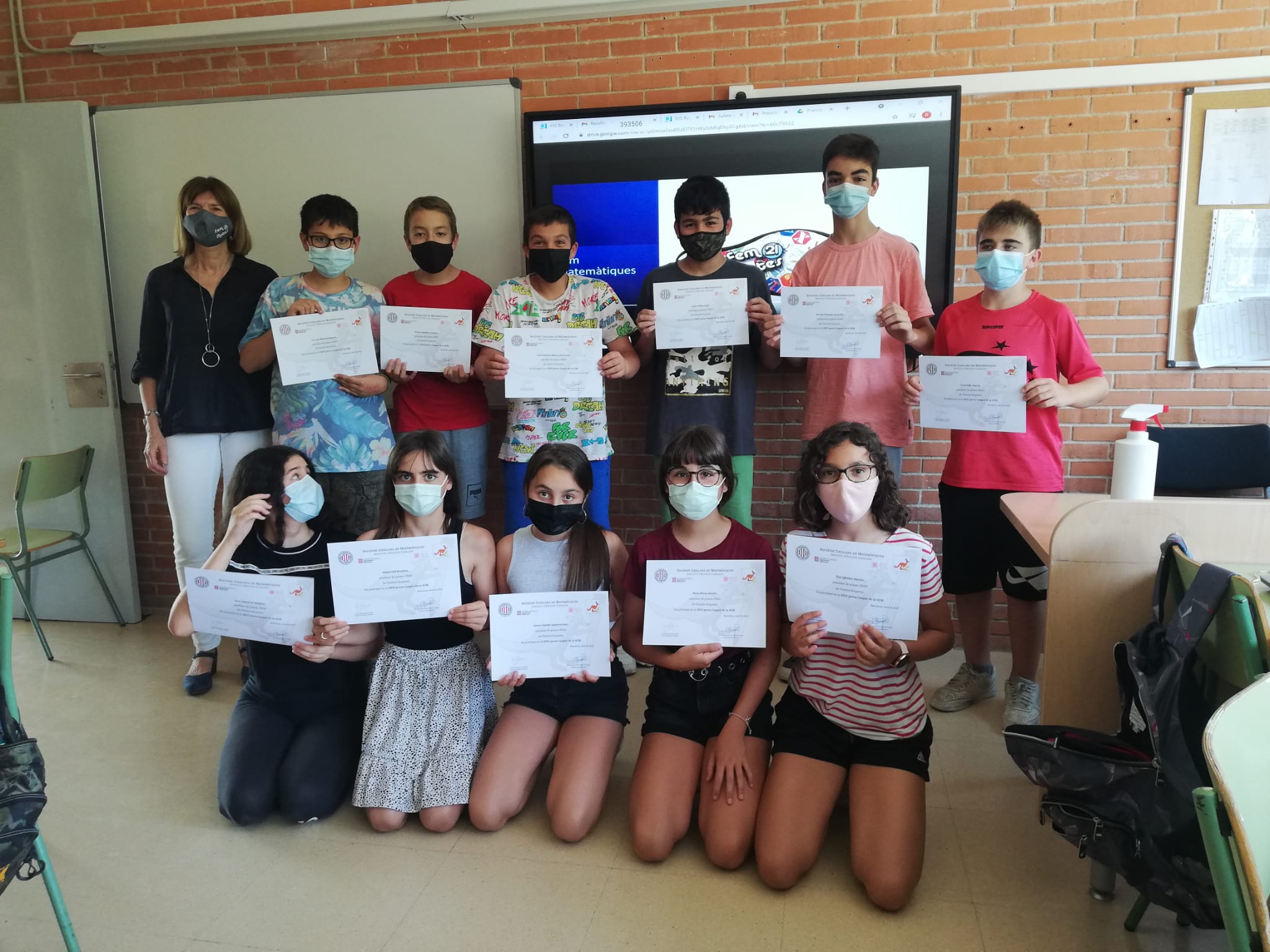 Participants Prova Cangur 1r ESO C