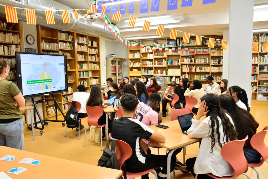biblioteca Joc immersiu Erasmus+