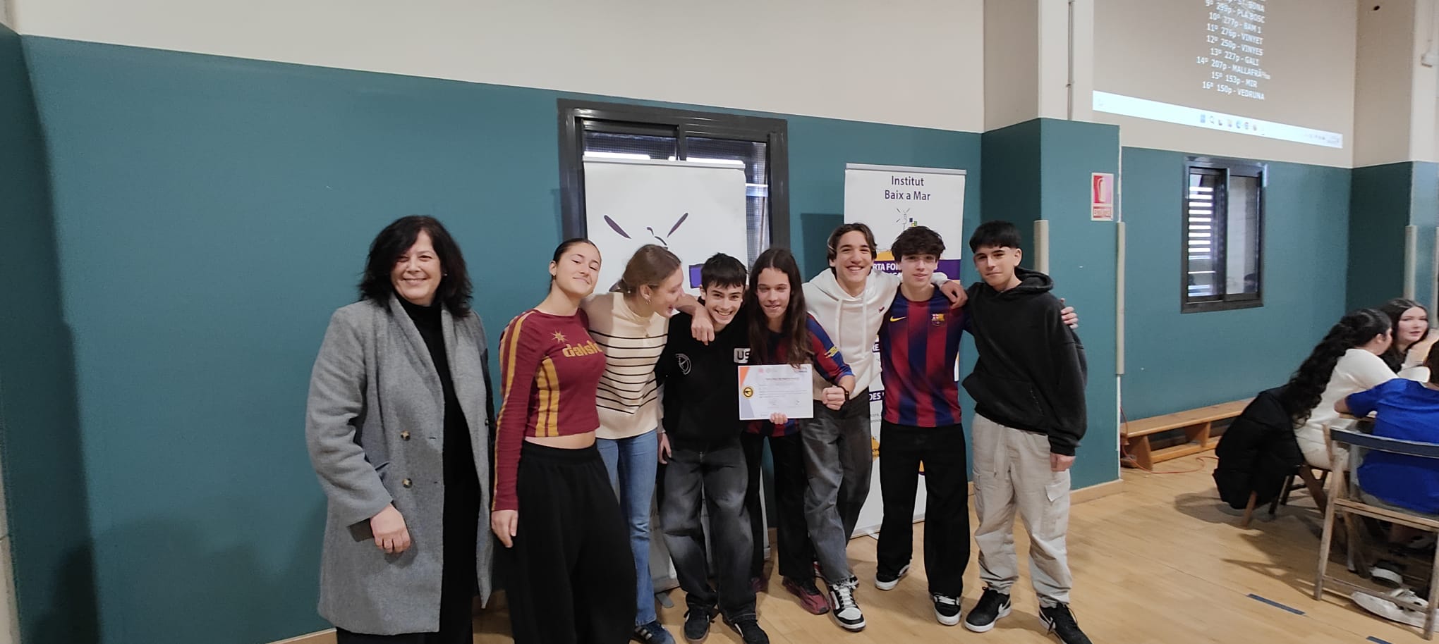 Els nostres campions de la Copa Cangur de Matemàtiques.