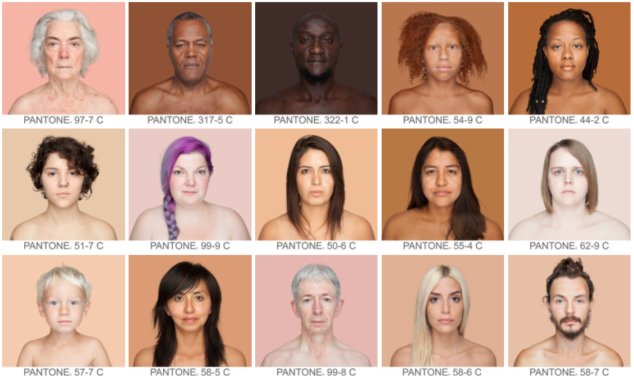 Part de l'obra 'Humanae', de la fotògrafa Angelica Dass