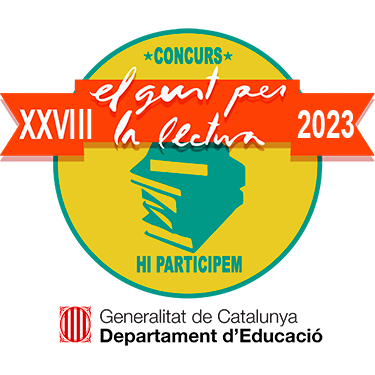 Logotip de participació en el XXVIII concurs El gust per la lectura