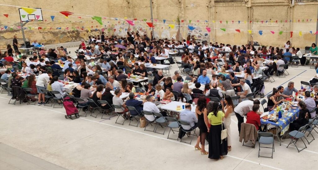 Sopar de final de curs amb tota la comunitat.