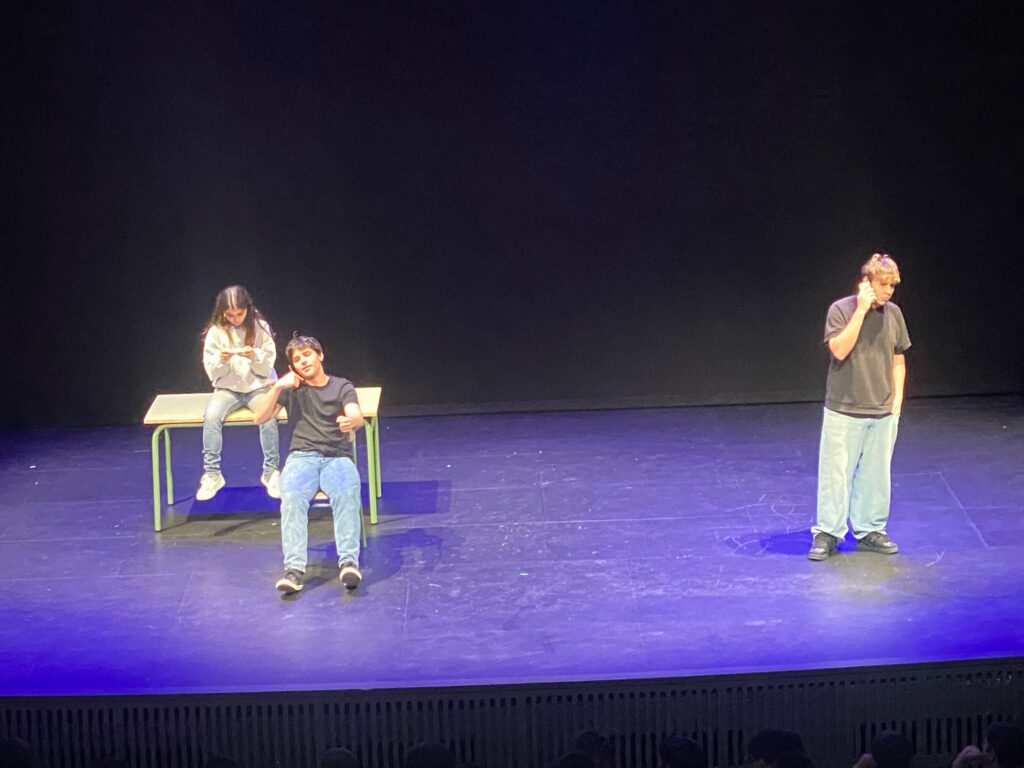 Un moment de l'obra.