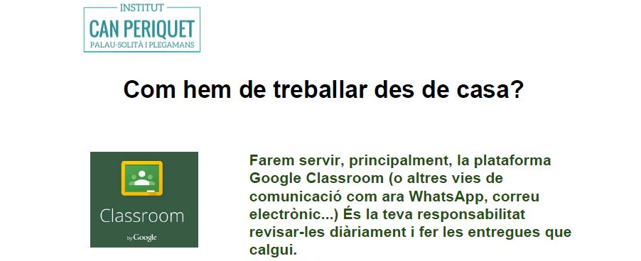 Com hem de treballar des de casa