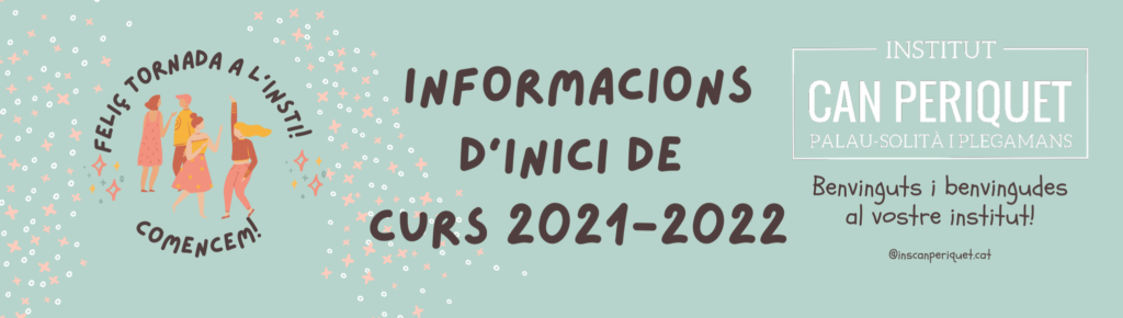 Informacions d'inici de curs