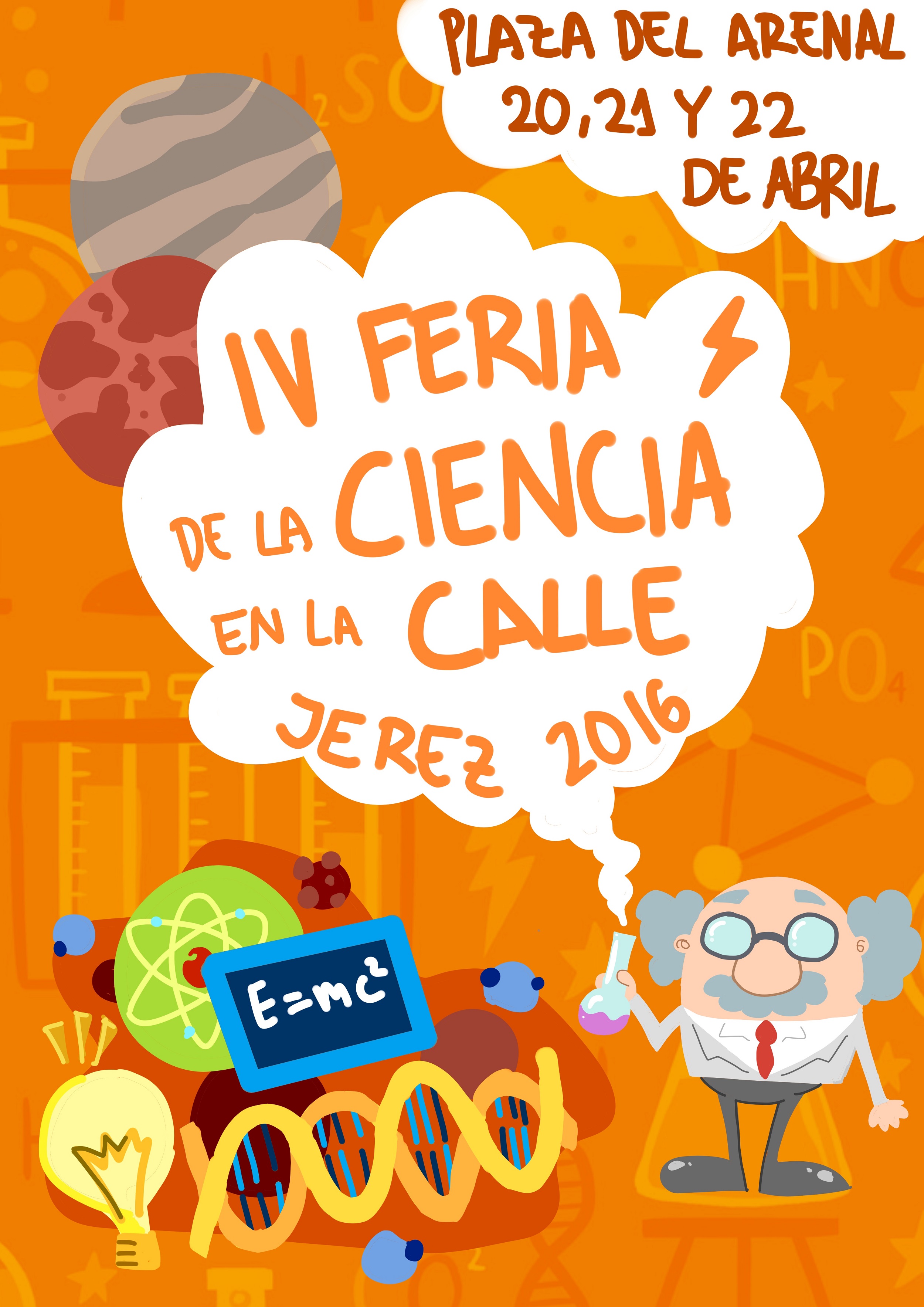 cartel_IV_feria_de_la_ciencia_en_la_calle_en_jerez
