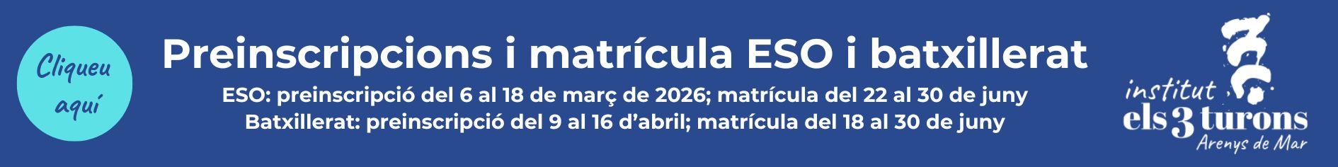 Preinscripció i matrícula