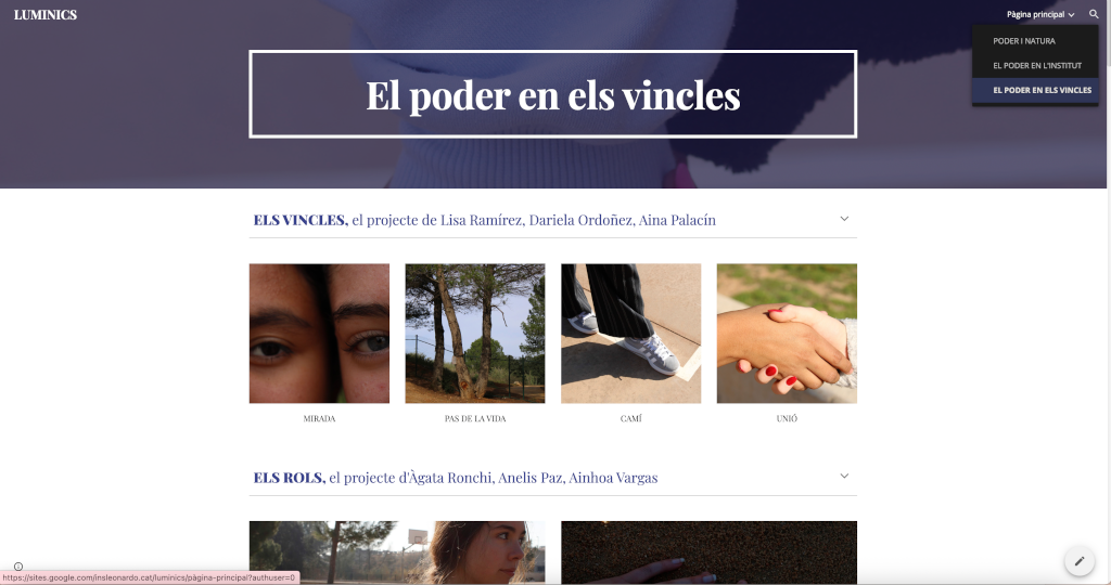 L’exposició de Lumínic a l’INS Leonardo 4